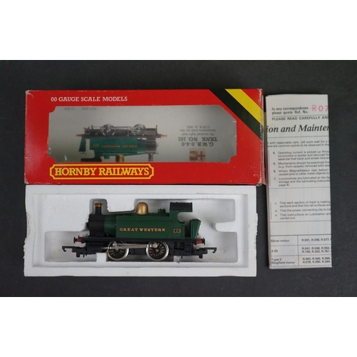 113 - Two boxed Hornby OO gauge locomotives to include R353 LBSC 0-6-0T Loco and GWR 0-4-0 Tank No 101 plu... 