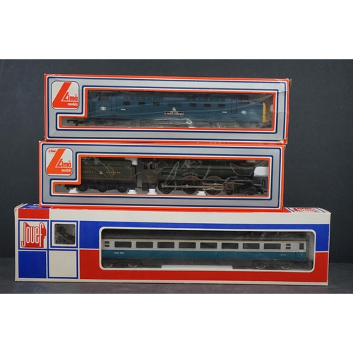 116 - Two boxed Lima OO gauge locomotives to include King George V and The Fife and Forfar Yeomantry plus ... 