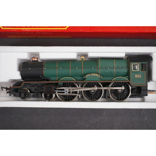 163a - Two boxed Hornby OO gauge locomotives to include R065 BR 2-10-0 Evening Star and R078 GWR 4-6-0 King... 