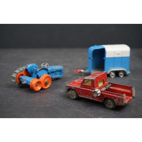 266 - Collection of mainly farmyard related playworn diecast models to include Corgi, Timpo, Britains, etc... 