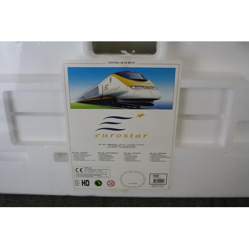 139 - Boxed & sealed Jouef HO gauge Eurostar train set