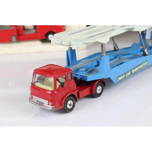 1634 - Two boxed Corgi Major diecast models to include 1105 Carrimore Car Transporter with Bedford Tractor ... 