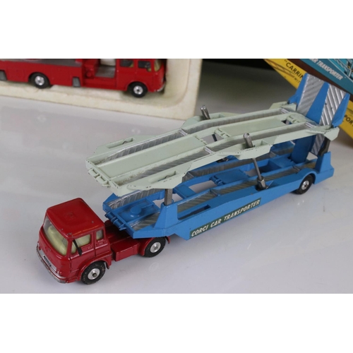 1634 - Two boxed Corgi Major diecast models to include 1105 Carrimore Car Transporter with Bedford Tractor ... 