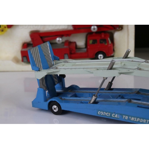 1634 - Two boxed Corgi Major diecast models to include 1105 Carrimore Car Transporter with Bedford Tractor ... 