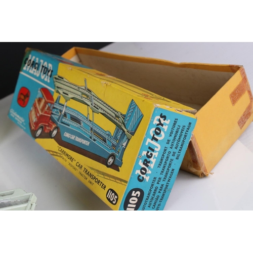 1634 - Two boxed Corgi Major diecast models to include 1105 Carrimore Car Transporter with Bedford Tractor ... 