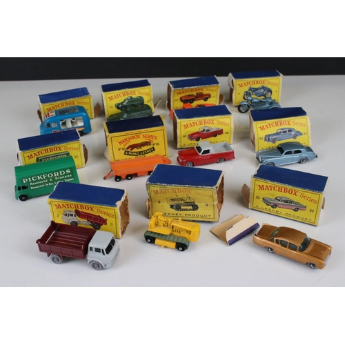 1651 - 11 Boxed Matchbox 75 Series diecast models to include 22, 15, 47, 4, 3, 46, 16, 8, 44, 54 & 50, all ... 