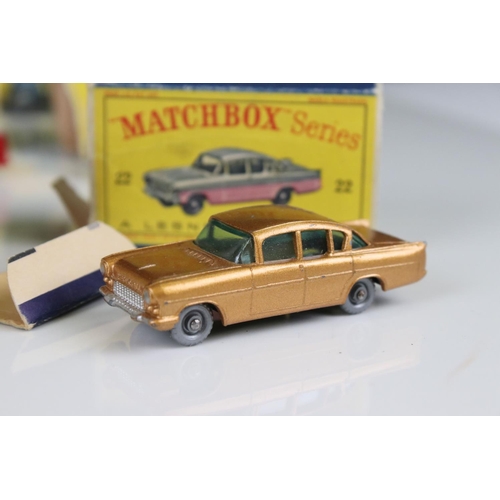 1651 - 11 Boxed Matchbox 75 Series diecast models to include 22, 15, 47, 4, 3, 46, 16, 8, 44, 54 & 50, all ... 