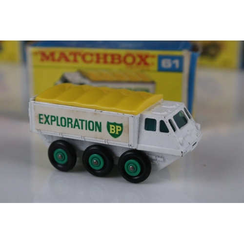 1654 - Ten boxed Matchbox 75 Series diecast commercial models to include 48 Dodge Dumper Truck, 21 Foden Co... 