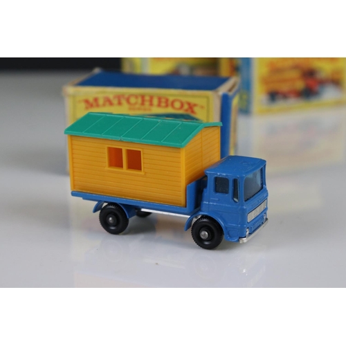 1654 - Ten boxed Matchbox 75 Series diecast commercial models to include 48 Dodge Dumper Truck, 21 Foden Co... 