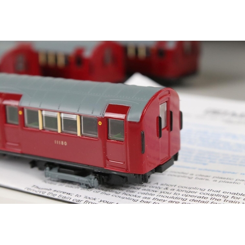 98a - Three sets of London Underground stock with EFE loco and rolling stock converted to DCC by Metro Mod... 