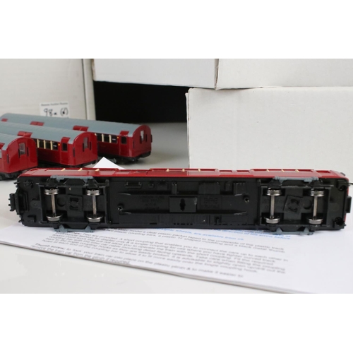 98a - Three sets of London Underground stock with EFE loco and rolling stock converted to DCC by Metro Mod... 