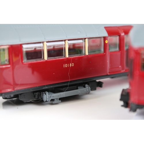 98a - Three sets of London Underground stock with EFE loco and rolling stock converted to DCC by Metro Mod... 