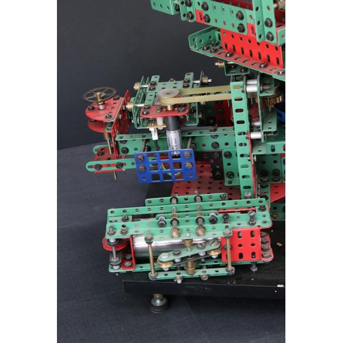 232 - Impressive Meccano stack with digital and boards set up, features both Meccano and Marklin accessori... 