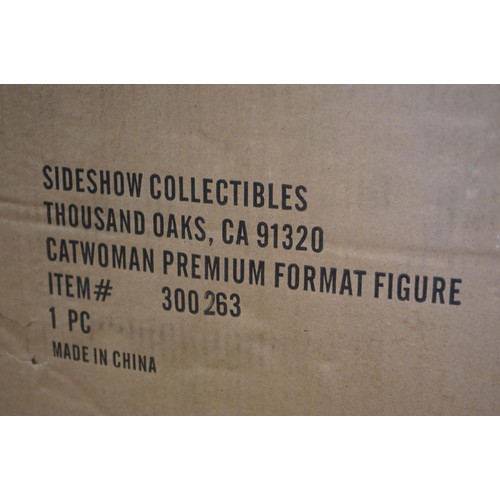 1021 - Boxed Sideshow Collectibles DC Comics Catwoman premium format figure, numbered 291/4000, model and b... 