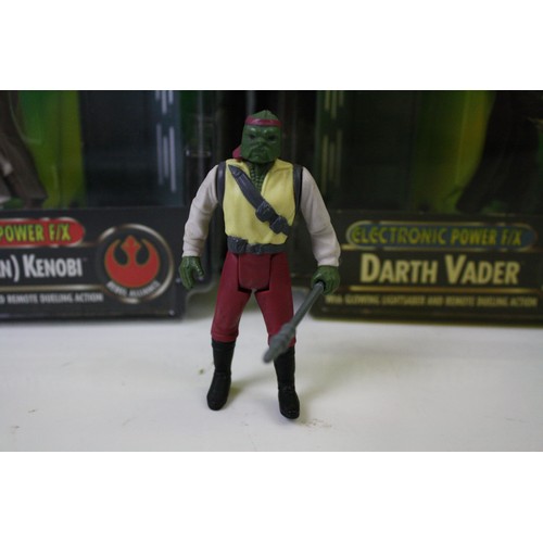 1036 - Star Wars - Two carded Kenner Star Wars The Power of the Force action figures to include Darth Vader... 