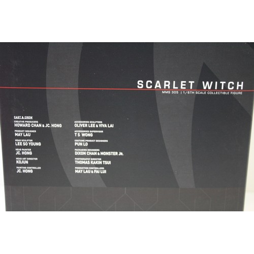 1006 - Boxed Hot Toys Movie Masterpiece Marvel 1/6 scale Scarlet Witch MMS301 figure, complete and excellen... 