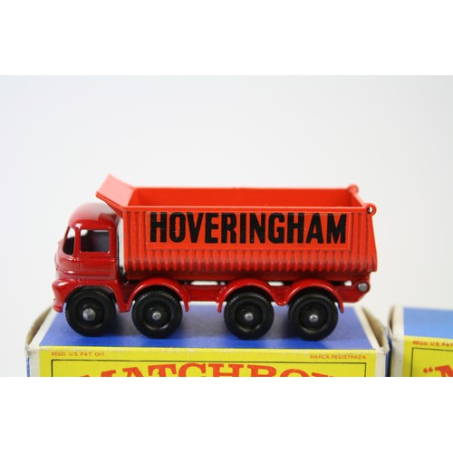 1659 - Seven boxed Matchbox 75 Series diecast models to include 17 8-Wheel Tipper, 56 Fiat 1500, 78 Ford Mu... 