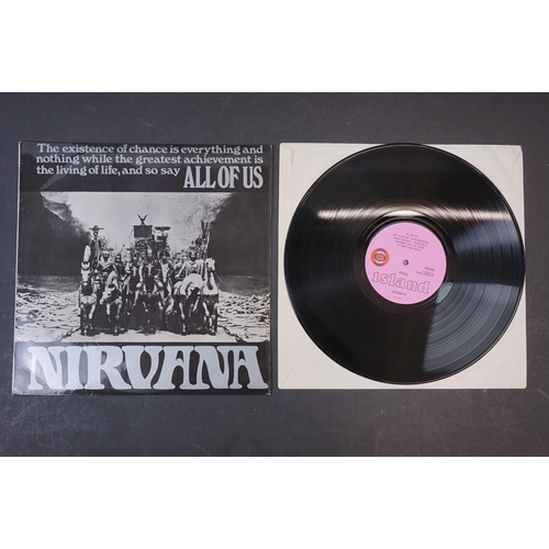 14 - Vinyl - Nirvana All Of Us LP on Island ILPS 9087 with pink label, orange/black circle logo, stereo, ... 