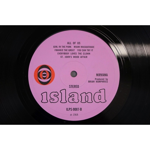 14 - Vinyl - Nirvana All Of Us LP on Island ILPS 9087 with pink label, orange/black circle logo, stereo, ... 