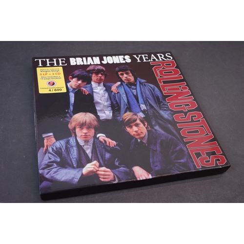 1007 - Vinyl - ltd edn The Rolling Stones The Brian Jones Years 5 LP / 3 CD Box Set RTR019, heavy coloured ... 