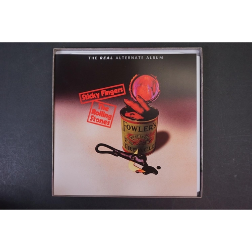 1008 - Vinyl - ltd edn The Real Alternate Album Rolling Stones Sticky Fingers 3 LP / 2 CD Box Set RTR012, h... 