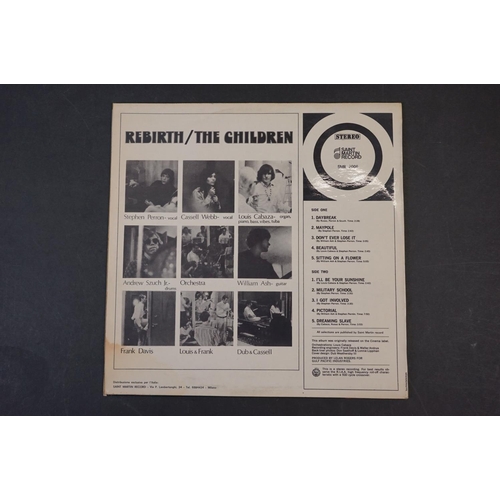 107 - Vinyl - The Children Rebirth LP on Saint Martin Record SMR2006 stereo, Italian press, laminated slee... 