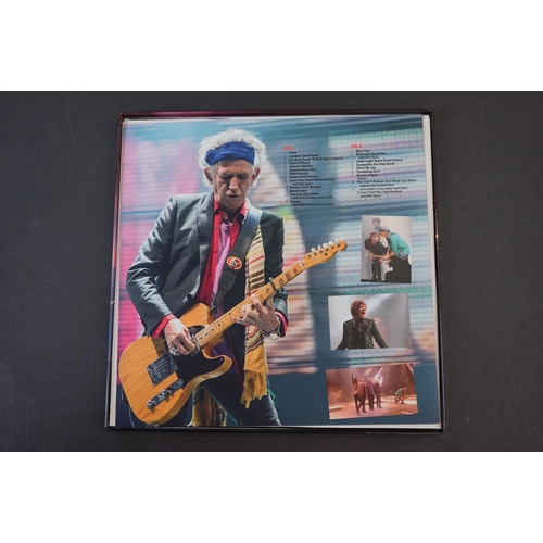 1015 - Vinyl - ltd edn Rolling Stones Glastonbury 2013 3 LP / 2 CD / 1 DVD Box Set RTR030, 180g coloured vi... 