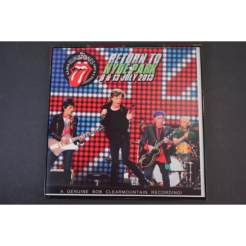 1019 - Vinyl - ltd edn The Rolling Stones Return To Hyde Park 'A Genuine Bob Clearmountain Recording' 3 LP ... 