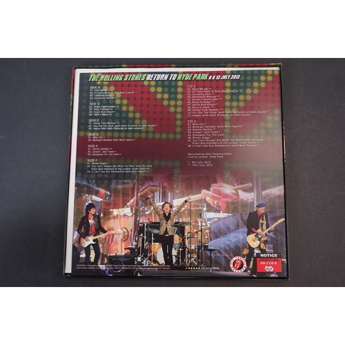 1019 - Vinyl - ltd edn The Rolling Stones Return To Hyde Park 'A Genuine Bob Clearmountain Recording' 3 LP ... 