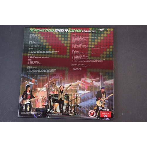 1019 - Vinyl - ltd edn The Rolling Stones Return To Hyde Park 'A Genuine Bob Clearmountain Recording' 3 LP ... 