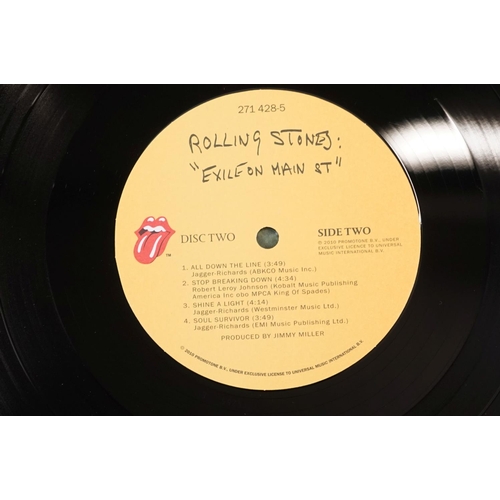 1020 - Vinyl - ltd edn The Rolling Stones Exile On Main St 2 LP / 2 CD / DVD Box Set 273429-9, complete wit... 