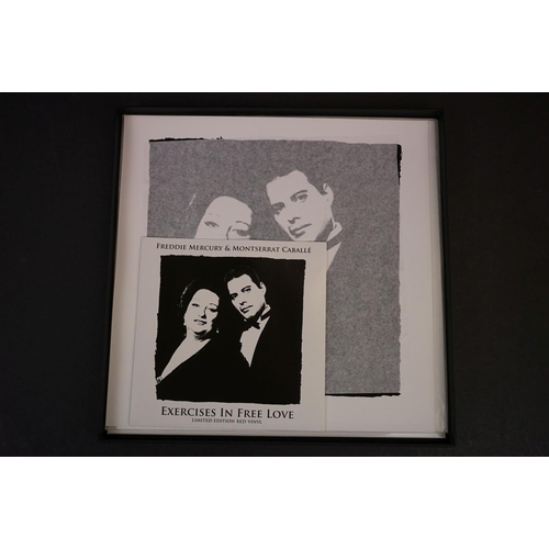 1073 - Vinyl - ltd edn Freddie Mercury & Montserrat Caballe Barcelona vinyl Box Set, number 54/200, complet... 