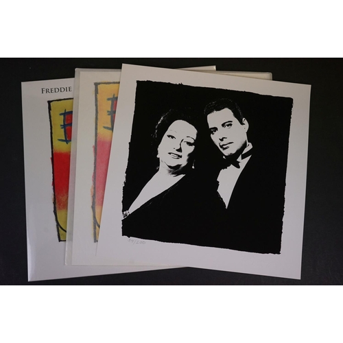 1073 - Vinyl - ltd edn Freddie Mercury & Montserrat Caballe Barcelona vinyl Box Set, number 54/200, complet... 