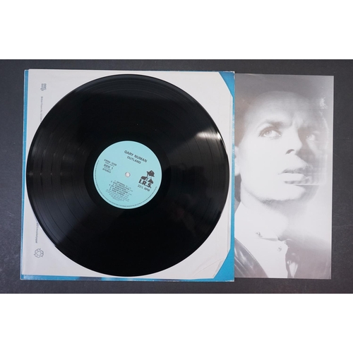 1104 - Vinyl - New Wave / Synth - 6 Rare UK Original albums / 12”s to include Gary Numan - Outland (I.R.S.,... 