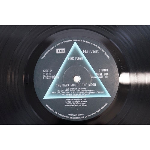 1114 - Vinyl - Pink Floyd - Dark Side Of The Moon, UK 1973 Promo Sample copy, + 2 Posters + 2 Stickers. Ori... 