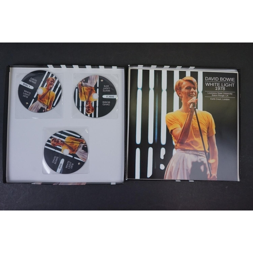 253 - Vinyl - ltd edn David Bowie White Light 1978 Virgin Vinyl heavy coloured 4 LP 2 CD 1 DVD Box Set VVR... 