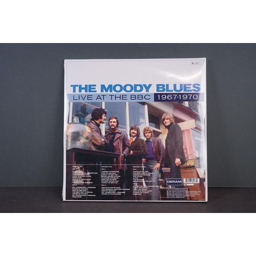 502 - Vinyl - The Moody Blues Live at The BBC 1967-1970 ltd edn 3 LP set coloured vinyl on Deram mono 7734... 