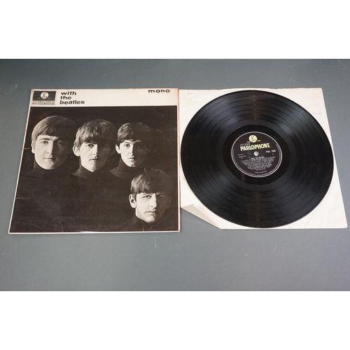 1144 - Vinyl - The Beatles With The Beatles x 2 copies to include PMC 1206, The Parlophone Co Ltd to label ... 