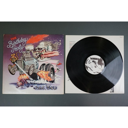 1156 - Vinyl - The Birthday Party 5 LP's to include Self Titled (BAD 307), Junk Yard CAD 207) with lyric in... 