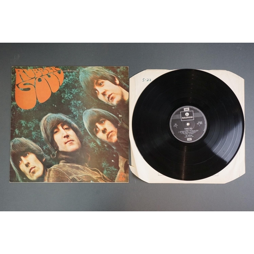 1163 - Vinyl - The Beatles & John Lennon 5 LP's to include Revolver, Rubber Soul (both rereleases with silv... 