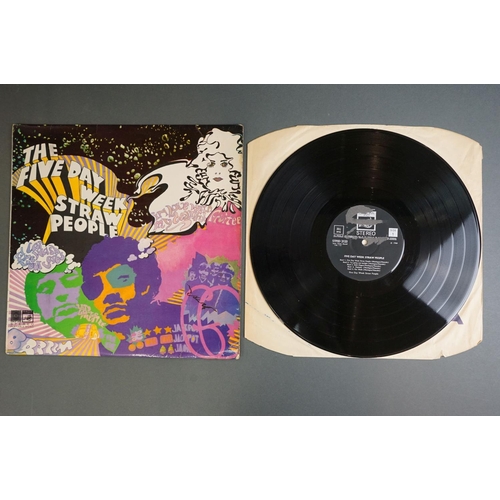 1214 - Vinyl - Five Day Week Straw People self titled LP SAGA, STFID 2123 with original Saga inner, label r... 