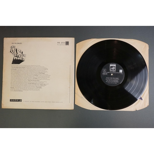 1214 - Vinyl - Five Day Week Straw People self titled LP SAGA, STFID 2123 with original Saga inner, label r... 