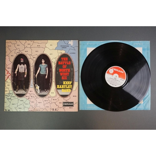 1235 - Vinyl - Three Keef Hartley Band LPs to include The Time Is Near on Deram SML1071 with booklet, The B... 