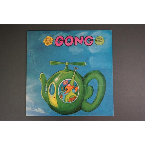 1238 - Vinyl - Two Gong LPs to include The Flying Teapot on Virgin V2002 black and white label design and C... 