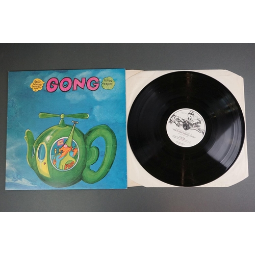 1238 - Vinyl - Two Gong LPs to include The Flying Teapot on Virgin V2002 black and white label design and C... 