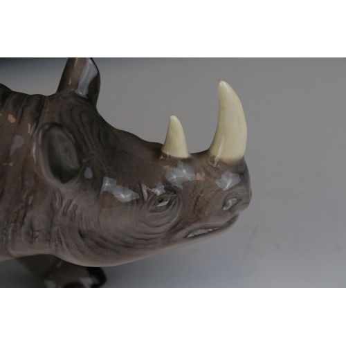 9 - Sitting leopard & Melba Ware rhino (2)