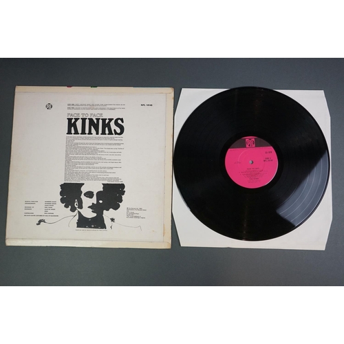 1240 - Vinyl - Kinks Face To Face NPL18149 Pye label, flip back, sleeve & vinyl vg+