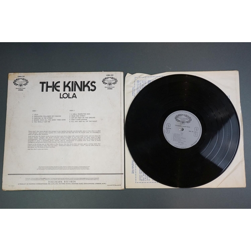 1241 - Vinyl - Five Kinks LPs to include Something Else NSPL18193, Village Green Preservation Society NSPL1... 