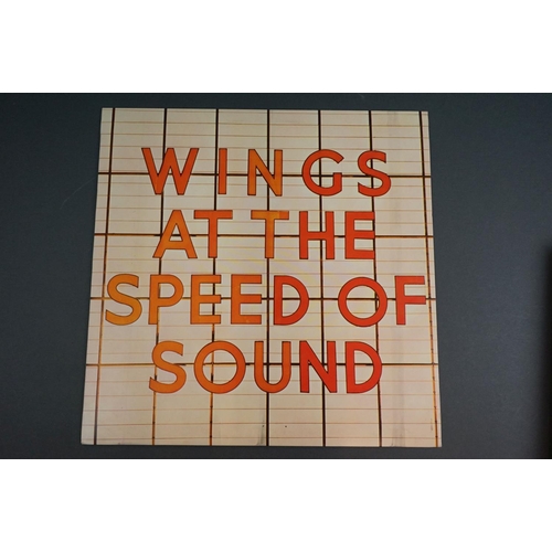 1268 - Vinyl - Eight Wings LPs to include Over America, At The Speed of Sound, Back to the Egg, London Town... 