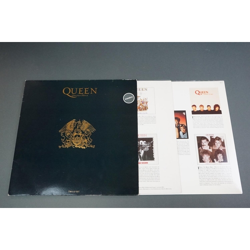 1270 - Vinyl - Seven Queen LPs to include News of the World, Sheer Heart Attack x 2, Queen 2, The Works, Gr... 